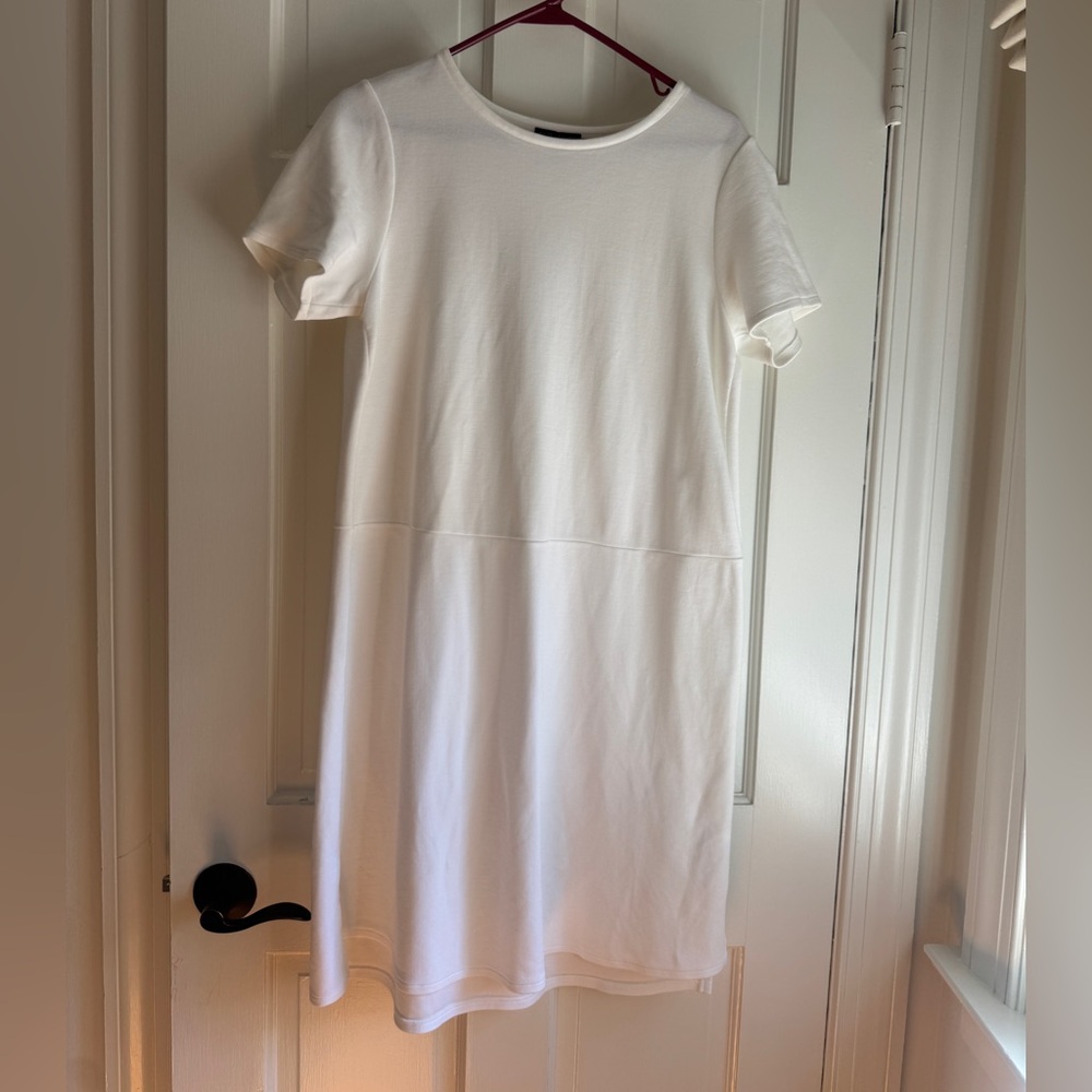 Eileen Fisher Classic White Midi Dress